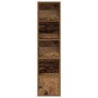 Estantería madera de ingeniería color envejecido 31x24x127 cm de , Librerías y estanterías - Ref: Foro24-860353, Precio: 54,0...