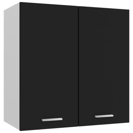 Armario colgante de cocina madera ingeniería negra 60x31x60 cm de vidaXL, Armarios de cocina - Ref: Foro24-801269, Precio: 52...