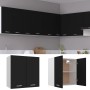 Armario colgante de cocina madera ingeniería negra 60x31x60 cm de vidaXL, Armarios de cocina - Ref: Foro24-801269, Precio: 51...