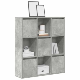 Estantería de madera de ingeniería gris hormigón 89x24x101,5 cm de , Librerías y estanterías - Ref: Foro24-860403, Precio: 95...