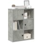 Estantería de madera de ingeniería gris hormigón 60x24x76,5 cm de , Librerías y estanterías - Ref: Foro24-860385, Precio: 69,...