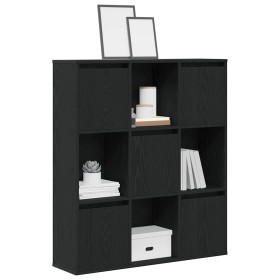 Estantería de madera de ingeniería roble negro 89x24x101,5 cm de , Librerías y estanterías - Ref: Foro24-860401, Precio: 99,0...