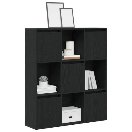 Estantería de madera de ingeniería roble negro 89x24x101,5 cm de , Librerías y estanterías - Ref: Foro24-860401, Precio: 99,0...