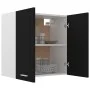 Armario colgante de cocina madera ingeniería negra 60x31x60 cm de vidaXL, Armarios de cocina - Ref: Foro24-801269, Precio: 52...