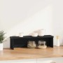 Estantería cocina apilable madera ingeniería negra 50x15x16 cm de , Contenedores para utensilios de cocina - Ref: Foro24-8604...