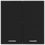 Armario colgante de cocina madera ingeniería negra 60x31x60 cm de vidaXL, Armarios de cocina - Ref: Foro24-801269, Precio: 52...