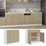 Armario inferior cajón madera ingeniería roble 80x46x81,5 cm de vidaXL, Armarios de cocina - Ref: Foro24-801239, Precio: 139,...