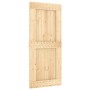 Puerta corredera con herrajes madera maciza de pino 90x210 cm de , Puertas - Ref: Foro24-3332733, Precio: 218,05 €, Descuento: %