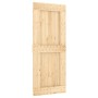Puerta corredera con herrajes madera maciza de pino 85x210 cm de , Puertas - Ref: Foro24-3332738, Precio: 187,28 €, Descuento: %
