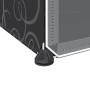 Estantería de cubos con 6 compartimentos y puertas PP negro de , Zapateros y organizadores de calzado - Ref: Foro24-4019576, ...
