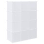Organizador de cubos almacenamiento 12 cubos varillas colgar PP de , Almacenamiento de ropa y armarios - Ref: Foro24-4019583,...