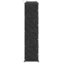 Estantería de cubos con 16 compartimentos y puertas PP negro de , Zapateros y organizadores de calzado - Ref: Foro24-4019581,...