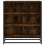 Aparador madera ingeniería y metal roble ahumado 68x35x76 cm de , Aparadores - Ref: Foro24-848976, Precio: 76,36 €, Descuento: %