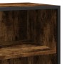 Aparador madera ingeniería y metal roble ahumado 68x35x76 cm de , Aparadores - Ref: Foro24-848976, Precio: 76,36 €, Descuento: %