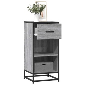 Aparador madera ingeniería y metal gris Sonoma 35,5x35x76 cm de , Aparadores - Ref: Foro24-848957, Precio: 60,88 €, Descuento: %
