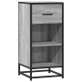 Aparador madera ingeniería y metal gris Sonoma 35,5x35x76 cm de , Aparadores - Ref: Foro24-848957, Precio: 60,88 €, Descuento: %