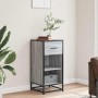Aparador madera ingeniería y metal gris Sonoma 35,5x35x76 cm de , Aparadores - Ref: Foro24-848957, Precio: 60,88 €, Descuento: %
