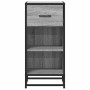Aparador madera ingeniería y metal gris Sonoma 35,5x35x76 cm de , Aparadores - Ref: Foro24-848957, Precio: 60,88 €, Descuento: %