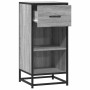 Aparador madera ingeniería y metal gris Sonoma 35,5x35x76 cm de , Aparadores - Ref: Foro24-848957, Precio: 60,88 €, Descuento: %