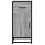 Aparador madera ingeniería y metal gris Sonoma 35,5x35x76 cm de , Aparadores - Ref: Foro24-848962, Precio: 74,11 €, Descuento: %