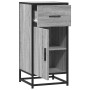 Aparador madera ingeniería y metal gris Sonoma 35,5x35x76 cm de , Aparadores - Ref: Foro24-848962, Precio: 74,11 €, Descuento: %