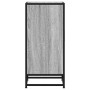 Aparador madera ingeniería y metal gris Sonoma 35,5x35x76 cm de , Aparadores - Ref: Foro24-848962, Precio: 74,11 €, Descuento: %