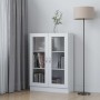 Vitrina de madera contrachapada blanco 82,5x30,5x115 cm de vidaXL, Librerías y estanterías - Ref: Foro24-802750, Precio: 92,3...