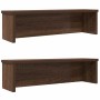 Estantes de cocina apilables 2 uds roble marrón 60x15x16 cm de , Contenedores para utensilios de cocina - Ref: Foro24-860512,...