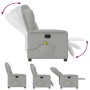 Sillón de masaje reclinable de tela gris nube de , Sillones - Ref: Foro24-4015595, Precio: 207,52 €, Descuento: %