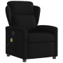 Sillón reclinable de masaje de tela negro de , Sillones - Ref: Foro24-4015588, Precio: 206,95 €, Descuento: %