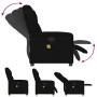 Sillón reclinable de masaje de tela negro de , Sillones - Ref: Foro24-4015588, Precio: 206,95 €, Descuento: %