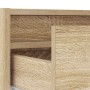 Mueble de TV con luces LED roble sonoma 100X35,5x25 cm de , Muebles TV - Ref: Foro24-860240, Precio: 80,02 €, Descuento: %