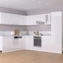 Armario colgante 2 uds contrachapada blanco brillo 50x31x60 cm de vidaXL, Armarios de cocina - Ref: Foro24-805083, Precio: 95...