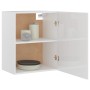 Armario colgante 2 uds contrachapada blanco brillo 50x31x60 cm de vidaXL, Armarios de cocina - Ref: Foro24-805083, Precio: 95...