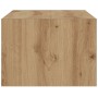 Mueble de TV con luces LED roble artisan 75x35,5x25 cm de , Muebles TV - Ref: Foro24-860237, Precio: 70,75 €, Descuento: %