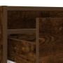 Mueble de TV con luces LED roble ahumado 100X35,5x25 cm de , Muebles TV - Ref: Foro24-860242, Precio: 83,03 €, Descuento: %