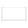 Patas de mesa de centro forma U 2uds acero blanco 60x(30-31) cm de , Patas para mesas - Ref: Foro24-4013141, Precio: 58,00 €,...