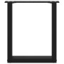 Patas de mesa de centro forma U 2uds acero negro 28x(42-43) cm de , Patas para mesas - Ref: Foro24-4013148, Precio: 53,11 €, ...