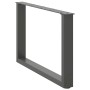 Patas para mesa de centro en forma de U 2 uds antracita acero de , Patas para mesas - Ref: Foro24-4013162, Precio: 63,71 €, D...