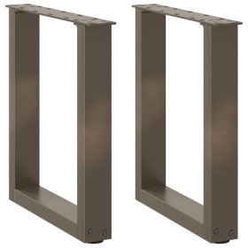 Patas para mesa de centro en forma de U 2 uds antracita acero de , Patas para mesas - Ref: Foro24-4013155, Precio: 52,30 €, D...