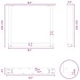 Patas de mesa de centro forma U 2uds acero blanco 50x(42-43) cm de , Patas para mesas - Ref: Foro24-4013157, Precio: 60,10 €,...