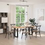 Patas para mesa comedor forma U 2uds acero negro 50x(72-73)cm de , Patas para mesas - Ref: Foro24-4013176, Precio: 104,35 €, ...