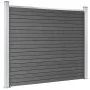 Panel de valla WPC negro 180x146 cm de vidaXL, Paneles de vallas - Ref: Foro24-148984, Precio: 220,26 €, Descuento: %