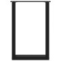 Patas para mesa comedor forma U 2uds acero negro 50x(72-73)cm de , Patas para mesas - Ref: Foro24-4013176, Precio: 104,35 €, ...