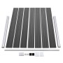 Panel de valla WPC negro 180x146 cm de vidaXL, Paneles de vallas - Ref: Foro24-148984, Precio: 201,32 €, Descuento: %