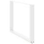 Patas para mesa comedor forma U 2uds acero blanco 100x(72-73)cm de , Patas para mesas - Ref: Foro24-4013197, Precio: 106,21 €...
