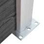 Panel de valla WPC negro 180x146 cm de vidaXL, Paneles de vallas - Ref: Foro24-148984, Precio: 220,26 €, Descuento: %