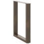 Patas mesa centro forma U 2uds acero natural 60x(72-73)cm acero de , Patas para mesas - Ref: Foro24-4013183, Precio: 72,75 €,...