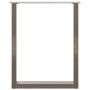 Patas mesa centro forma U 2uds acero natural 60x(72-73)cm acero de , Patas para mesas - Ref: Foro24-4013183, Precio: 72,75 €,...