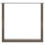 Patas para mesa comedor forma U 2uds acero natural 90x(72-73)cm de , Patas para mesas - Ref: Foro24-4013195, Precio: 95,57 €,...
